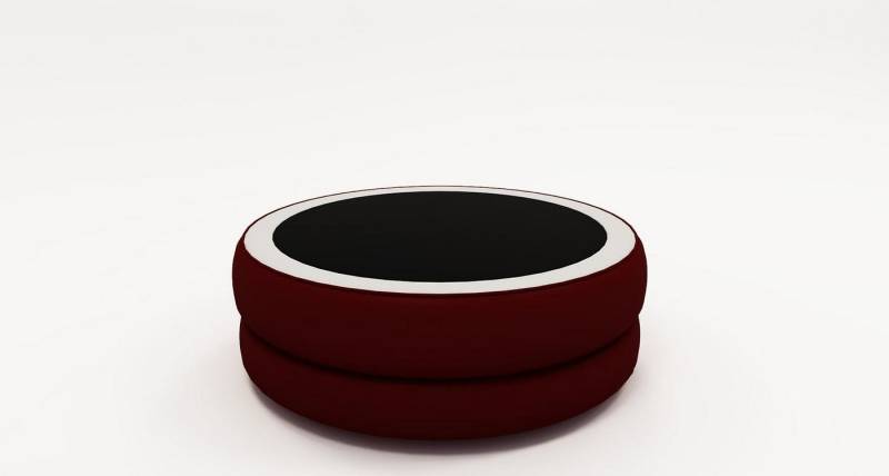 JVmoebel Couchtisch Moderner Polster-Glas Tisch für das Wohnzimmer - Rund und stilvoll, Made in Europa JVmoebel Couchtisch Moderner Polster-Glas Tisch für das Wohnzimmer - Rund und stilvoll, Made in Europa von JVmoebel