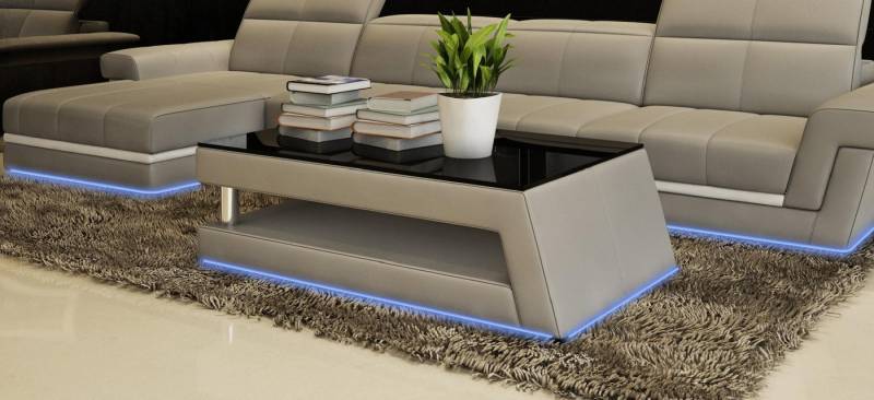 JVmoebel Couchtisch Moderner glastisch beistell sofa tische wohnzimmer couchtisch, Made in Europa von JVmoebel