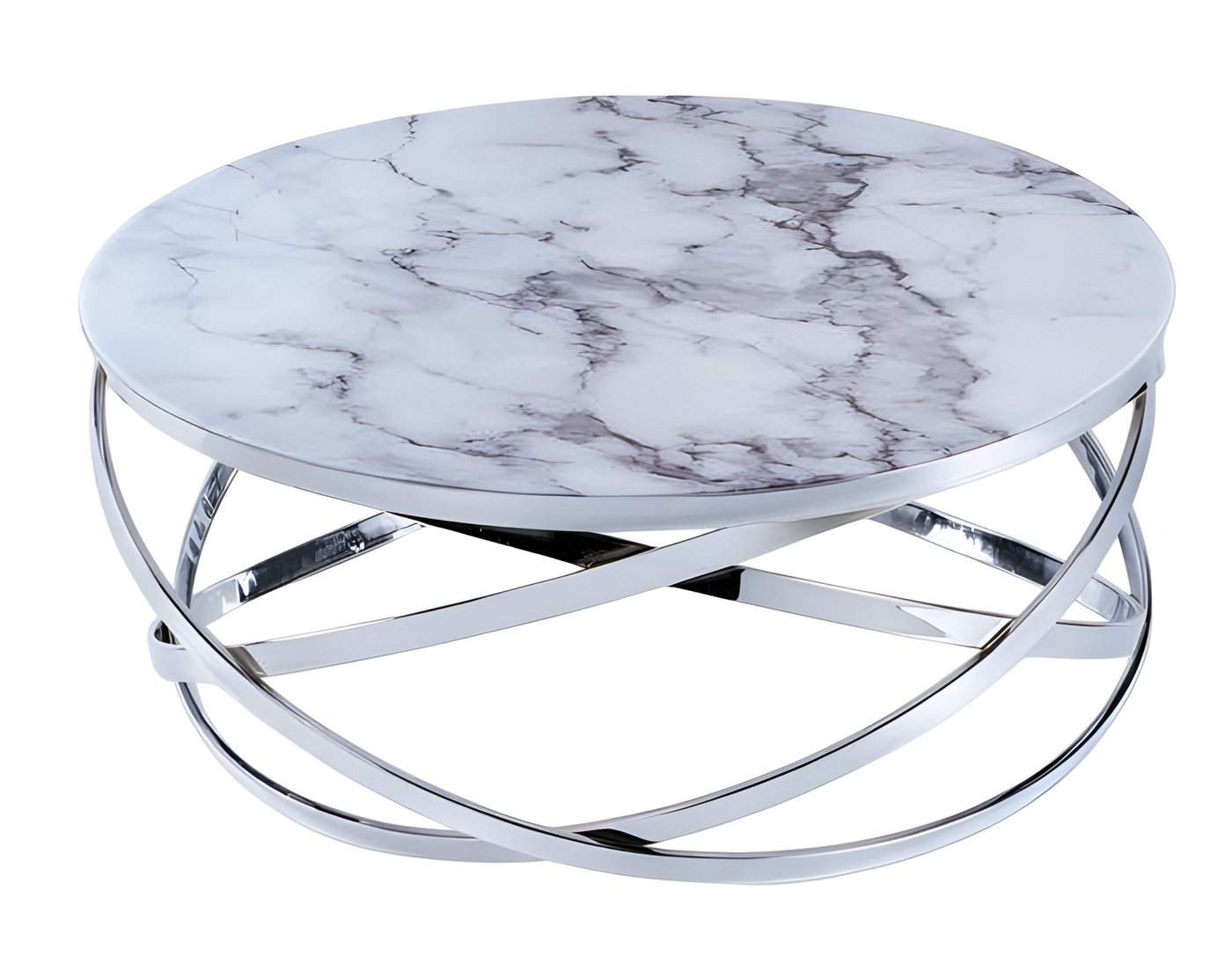 JVmoebel Couchtisch Moderner grauer Couchtisch aus Edelstahl Wohnzimmertisch, Made in Europe von JVmoebel