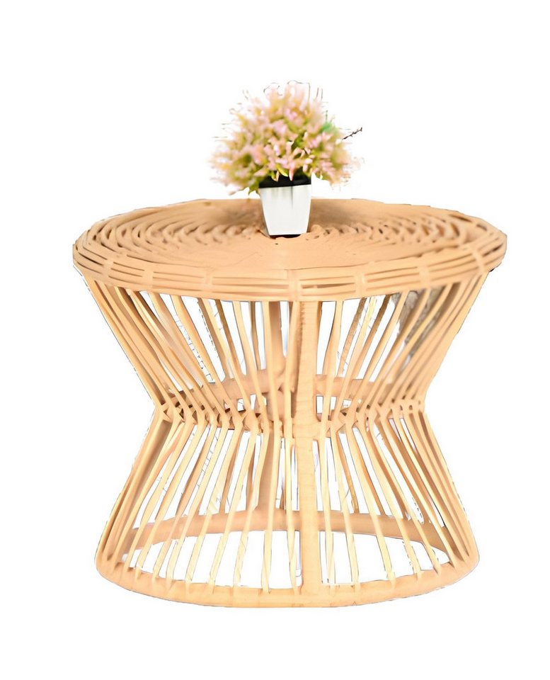 JVmoebel Gartentisch Rattan Couchtisch Terrasse Garten Möbel Modern Luxus Rundtisch (1-St., Couchtisch), Made in Europa von JVmoebel