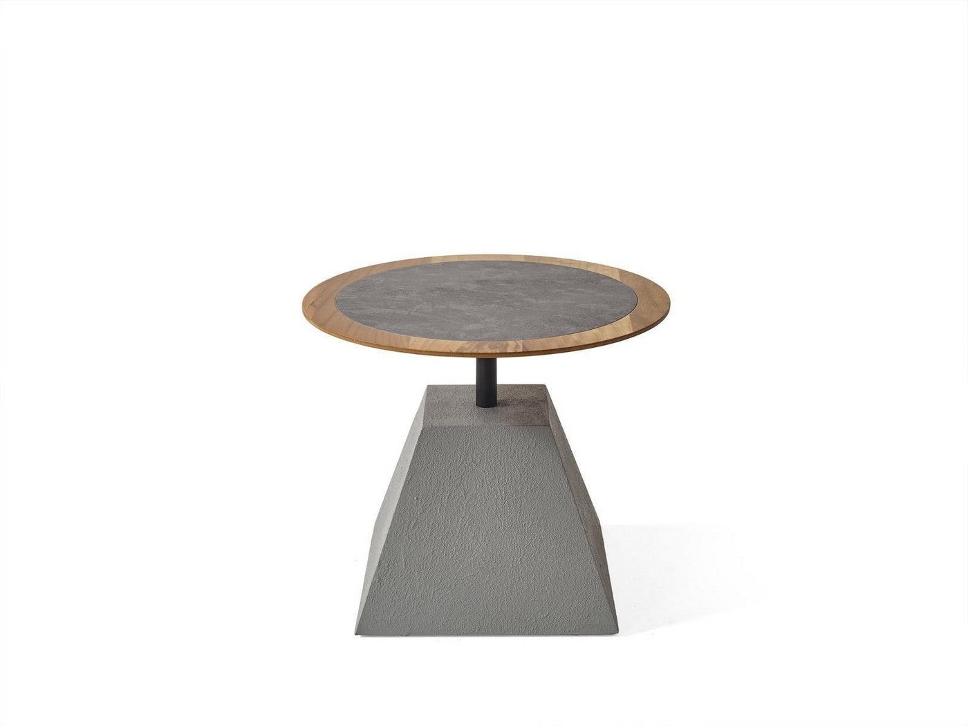 JVmoebel Couchtisch Rund Couchtisch Holz Beistell Design Silber Wohnzimmer Neu (Couchtisch), Made in Europa von JVmoebel