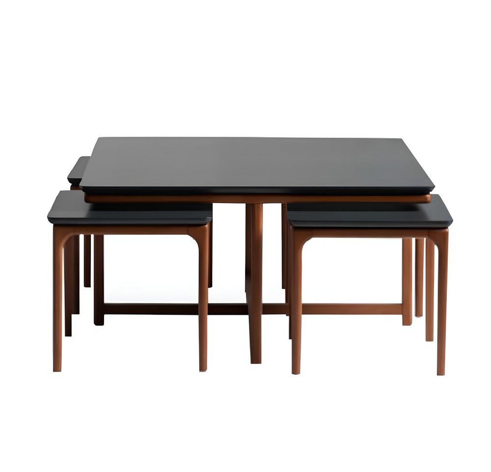 JVmoebel Couchtisch Schwarz Holz Couchtisch Set – Beistell- & Kaffeetische (1-St., 1x Couchtisch), Made in Europa von JVmoebel