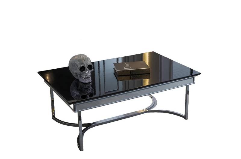 JVmoebel Couchtisch Schwarzer Wohnzimmer Couchtisch Designer Glastisch Luxuriöse Edle (1-St., Couchtisch), Made in Europa von JVmoebel