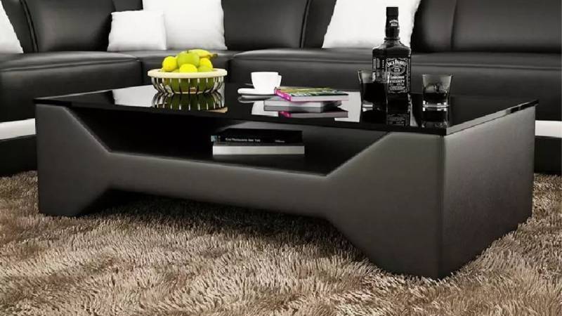 JVmoebel Couchtisch Sofatisch Design Tisch Wonzimmer Glas Leder Sofa Beistell Tische, Made in Europa von JVmoebel