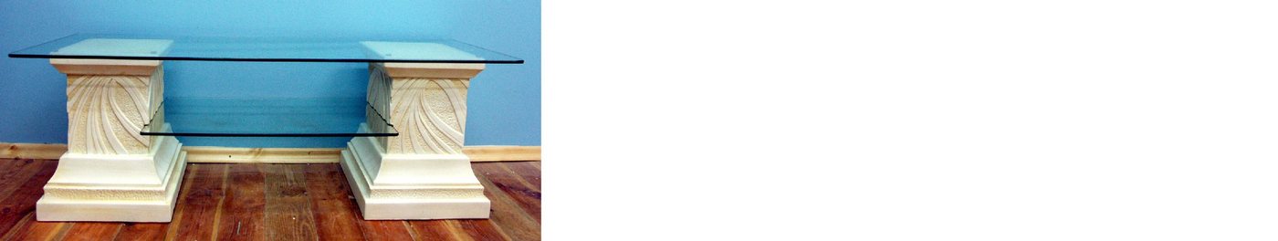 JVmoebel Couchtisch Stilvolle Glasvitrine Regal Säule für TV und Wohnzimmer, Made in Europa JVmoebel Couchtisch Stilvolle Glasvitrine Regal Säule für TV und Wohnzimmer, Made in Europa von JVmoebel