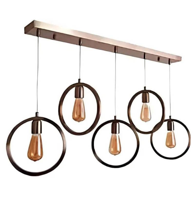 JVmoebel Hängeleuchte Deckenlampe Braun schick 70x90cm Wohnzimmer Leuchte, Leuchtmittel wechselbar, Made in Europa von JVmoebel