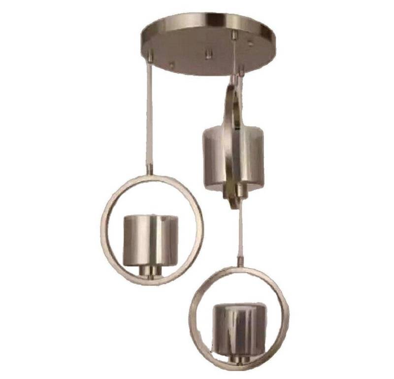 JVmoebel Hängeleuchte Metall Deckenleuchte Luster Glas Lüster Luxus Wohnzimmer, Keine Funktionen, Leuchtmittel wechselbar, Made in Europa von JVmoebel