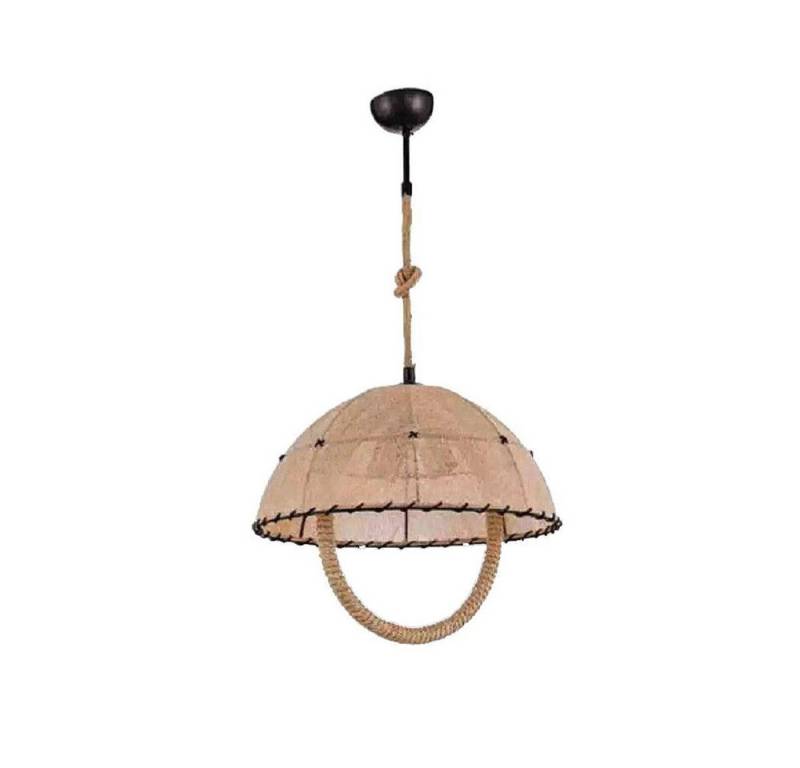 JVmoebel Deckenleuchte Modern Deckenlampe Deckenleuchter Lüster Beige Seil, Keine Funktionen, Leuchtmittel wechselbar, Made in Europa von JVmoebel