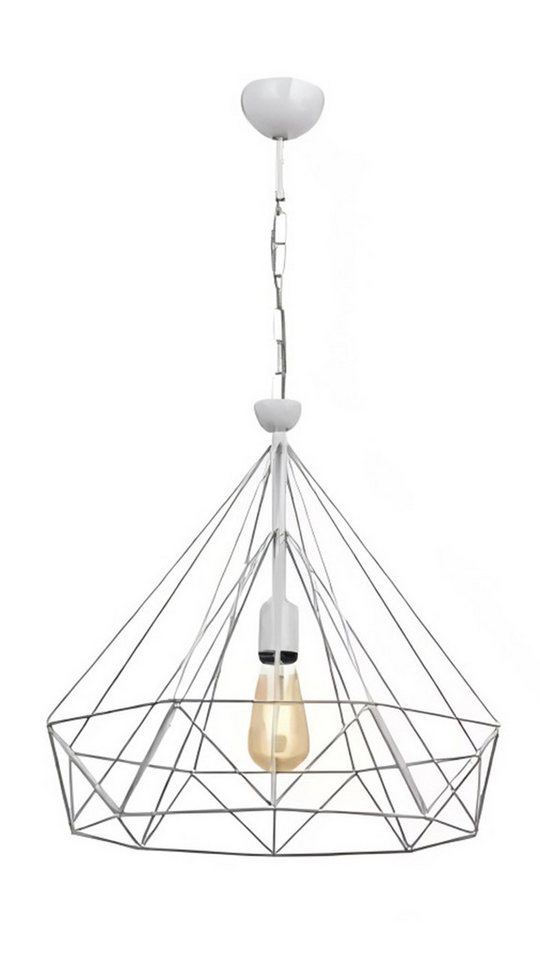 JVmoebel Hängeleuchte Weiß Deckenleuchte Lampe Leuchte Beleuchtung Wohnzimmer 45x80, Keine Funktionen, Leuchtmittel wechselbar, Made in Europa von JVmoebel