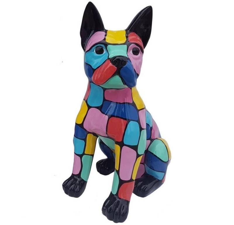 JVmoebel Dekofigur Design Figuren Skulpturen Moderne Bulldogge Skulptur Deko Garten, Made in Europa von JVmoebel