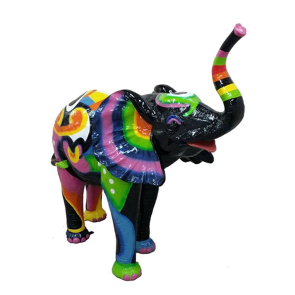 JVmoebel Dekoobjekt Bunt Figur Bemalte Statue Elefant Deko Garten Design Statuen 160x160cm, Made in Europa JVmoebel Dekoobjekt Bunt Figur Bemalte Statue Elefant Deko Garten Design Statuen 160x160cm, Made in Europa von JVmoebel