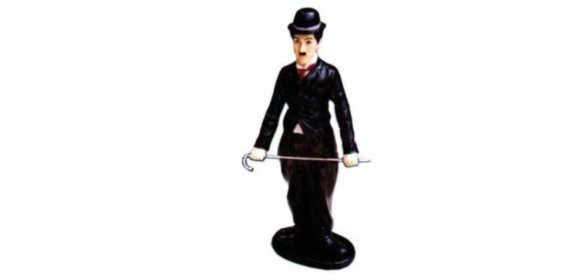 JVmoebel Dekoobjekt Design Chaplin Figur Statue Skulptur Figuren Skulpturen Deko 5340, Made in Europa von JVmoebel
