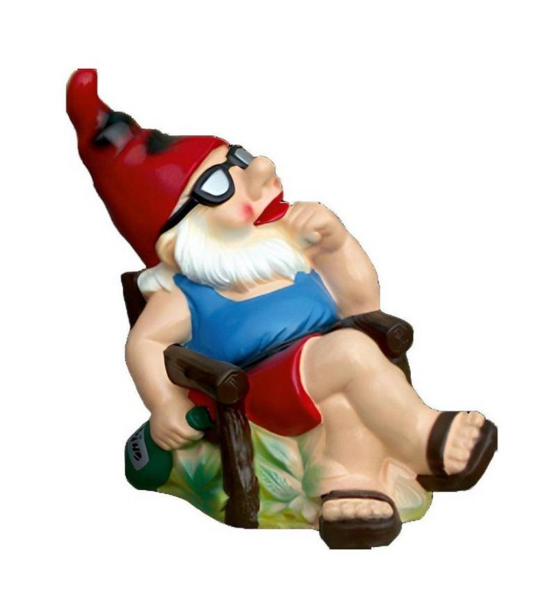 JVmoebel Gartenzwerg Design Urlauber Figur Statue Skulptur Figuren Skulpturen Dekoration, Made in Europa von JVmoebel