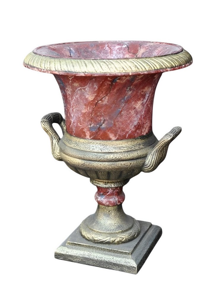 JVmoebel Dekovase Design Blumen Topf Dekorative XXL Vase Handarbeit Kelch Kunstpflanzen, Made in Europa von JVmoebel