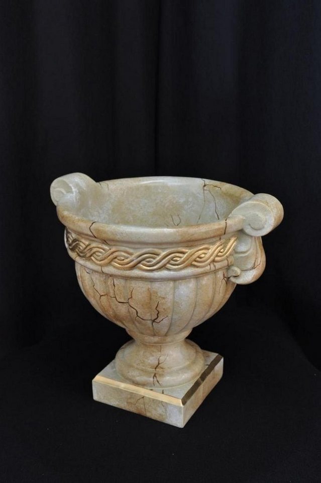 JVmoebel Dekovase Design XXL Obst Schale Vase Ellipse Vasen Antik Schalen Deko 834 46cm, Made in Europa von JVmoebel