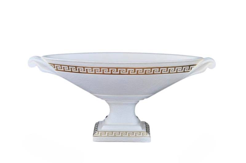 JVmoebel Dekovase Design XXL Obst Schale Vase Ellipse Vasen Antik Schalen Deko 849, Made in Europa von JVmoebel