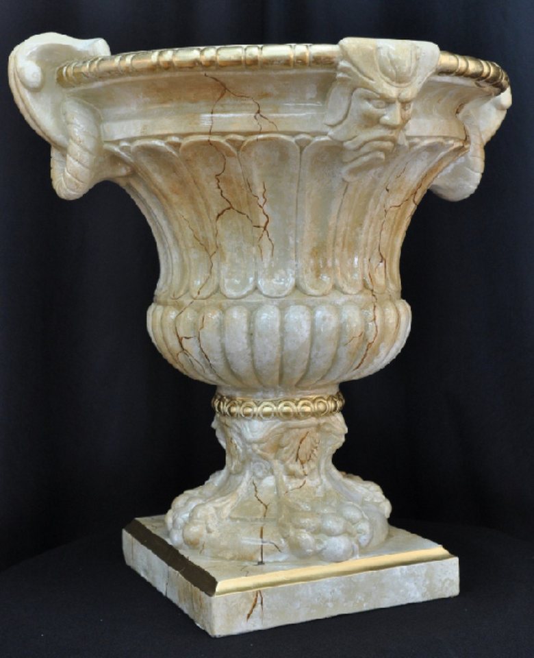 JVmoebel Dekovase XXL Vase Tisch Dekoration Deko Vasen Antik Stil Figur Kelch Rom 69cm, Made in Europa JVmoebel Dekovase XXL Vase Tisch Dekoration Deko Vasen Antik Stil Figur Kelch Rom 69cm, Made in Europa von JVmoebel