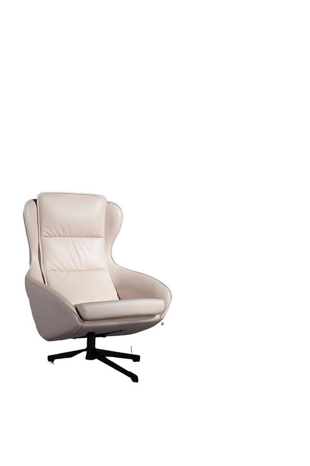 JVmoebel Drehsessel Drehbarer Luxus Leder Sessel Couch Polster Italienische Möbel (Ohrensessel), Made in Europa von JVmoebel