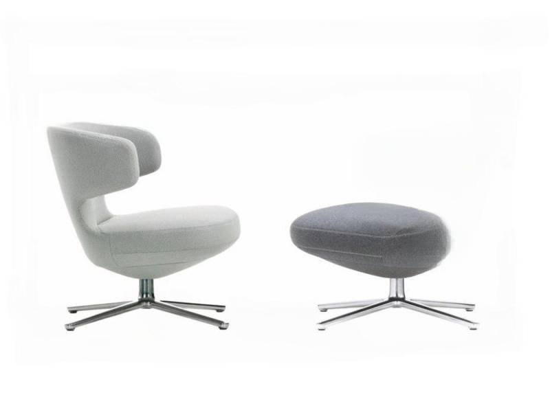 JVmoebel Drehsessel Eleganter Grauer Relaxsessel aus Leder - modernes Design Möbelstück, Made in Europa JVmoebel Drehsessel Eleganter Grauer Relaxsessel aus Leder - modernes Design Möbelstück, Made in Europa von JVmoebel