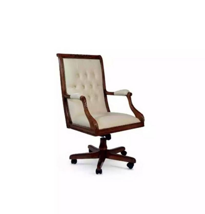 JVmoebel Drehsessel Klassischer Drehstuhl für Büro & Arbeitszimmer neu gestaltet (1-St), Made in Italy von JVmoebel