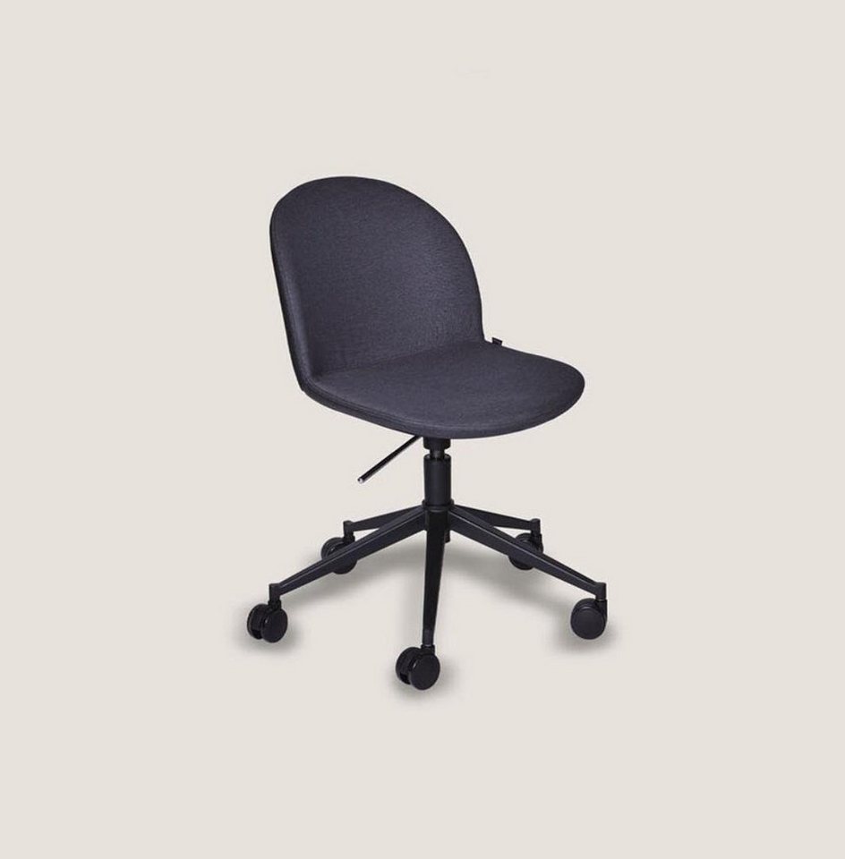 JVmoebel Drehstuhl Schwarzer Arbeitszimmer Stuhl Moderner Drehbarer Chef Sessel (1 St), Made in Europa von JVmoebel