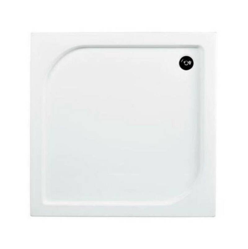 JVmoebel Duschwanne Duschtasse Dusche Acrylwanne Brausewanne Flach Ablaufgarnitur Ablauf, Quadrat, Made in Europa von JVmoebel