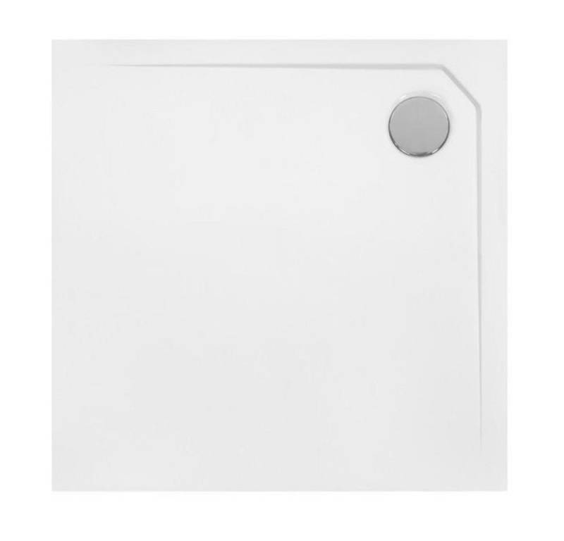JVmoebel Duschwanne Duschtasse Dusche Acrylwanne Brausewanne Flach Ablaufgarnitur Ablauf, Quadrat, Duschwanne, Made in Europa von JVmoebel