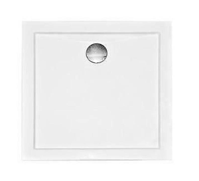 JVmoebel Duschwanne Duschtasse Dusche Flach Ablaufgarnitur Ablauf Brausewanne Acrylwanne, Quadrat, Made in Europa von JVmoebel