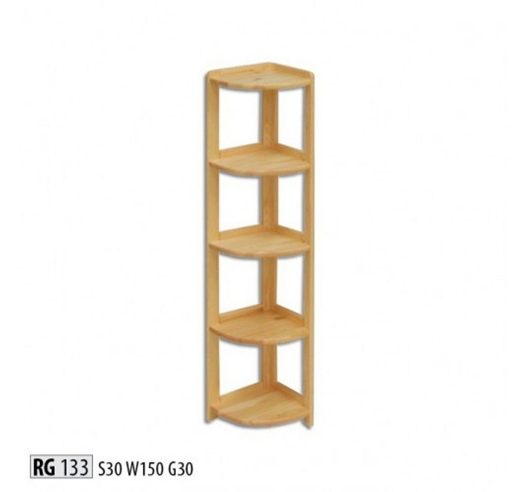 JVmoebel Eckregal, Eckregal Bücherregal Wohnzimmer Wand Regal Echtes Holz Regale von JVmoebel