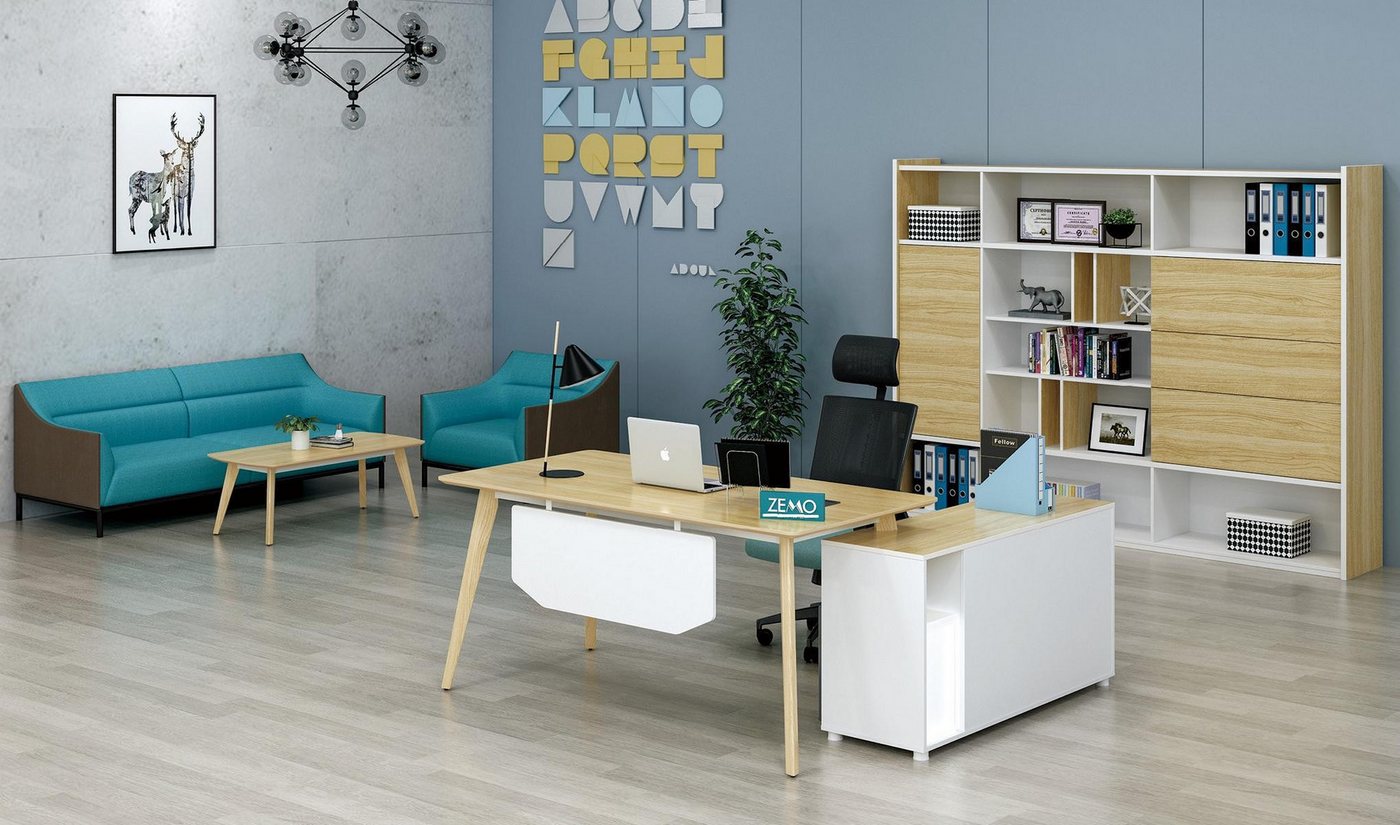 JVmoebel Eckschreibtisch Möbel Schreibtisch Tische neu Schreibtische Regal Home Office, Made in Europa JVmoebel Eckschreibtisch Möbel Schreibtisch Tische neu Schreibtische Regal Home Office, Made in Europa von JVmoebel