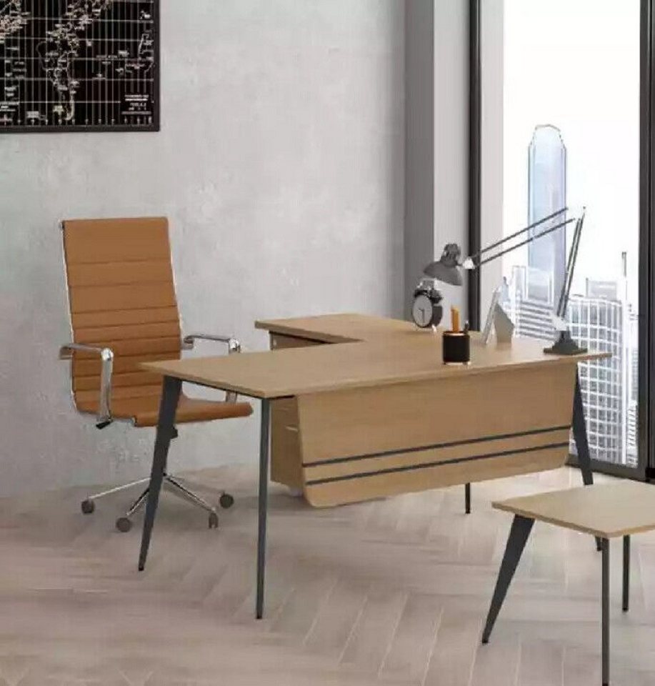 JVmoebel Eckschreibtisch Büro Holzmöbel Eckschreibtisch Designer Arbeitstisch Office (1-St), Made in Europa von JVmoebel