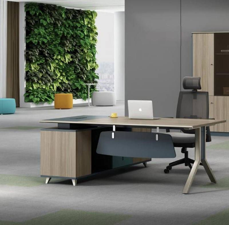 JVmoebel Eckschreibtisch Büro Tisch Schreibtisch Möbel Einrichtung Chef modern stylish (a target="_blank">Eckschreibtisch), Made in Europa von JVmoebel