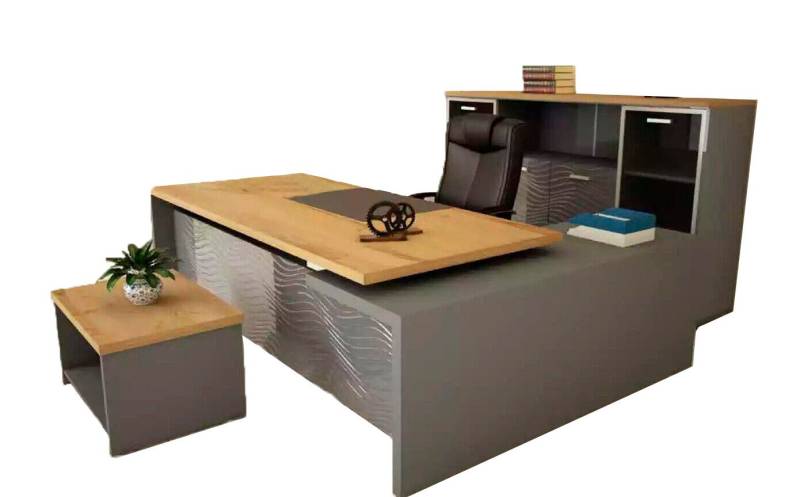JVmoebel Eckschreibtisch Chefschreibtisch Tisch Schreibtische Büro Möbel Holz Tische (1-St., Computertisch), Made in Europa von JVmoebel