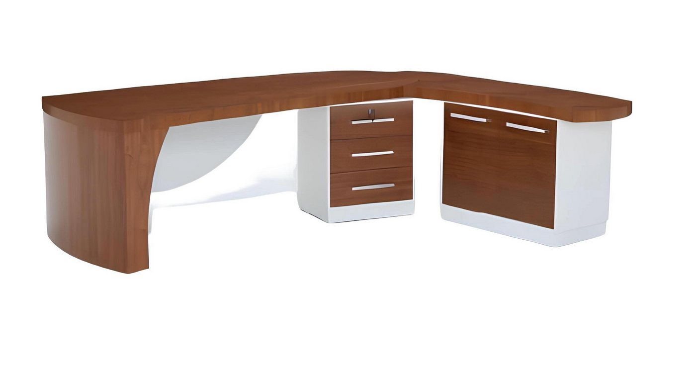 JVmoebel Eckschreibtisch Designer Büro Schreibtisch Tisch Hochwertige Eckschreibtisch (1-St., Eckschreibtisch), Made in Europa von JVmoebel