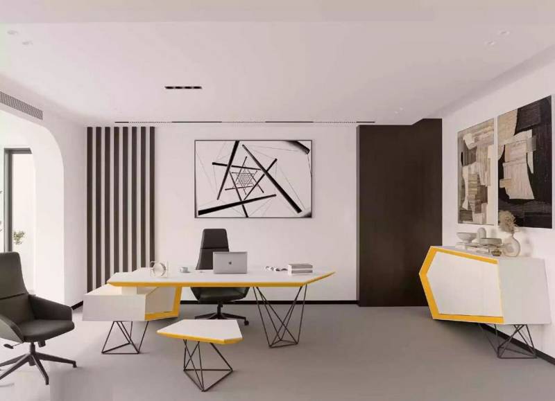 JVmoebel Eckschreibtisch Luxus Designer Bürotisch Arbeits-Schreibtisch Möbel Weiß (1-St., 1x nur Eckschreibtisch), Made in Europa von JVmoebel