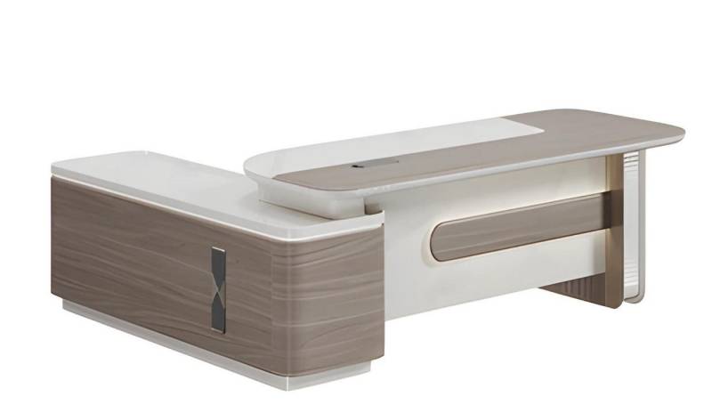 JVmoebel Eckschreibtisch Eckschreibtisch Büro Chef Tisch Möbel modern Arbeitszimmer, Made in Europe von JVmoebel