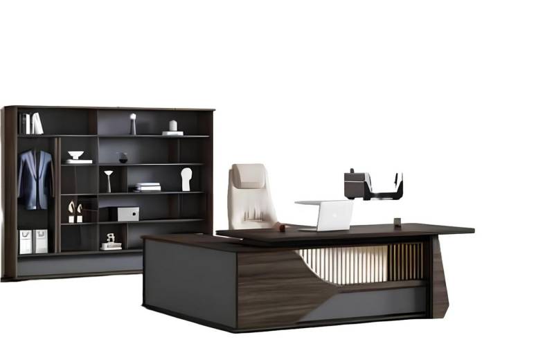 JVmoebel Eckschreibtisch Tisch Büro Schreibtische Möbel Chefschreibtisch modern ergonomisch (1-St., 1x nur Eckschreibtisch), Made in Europa von JVmoebel