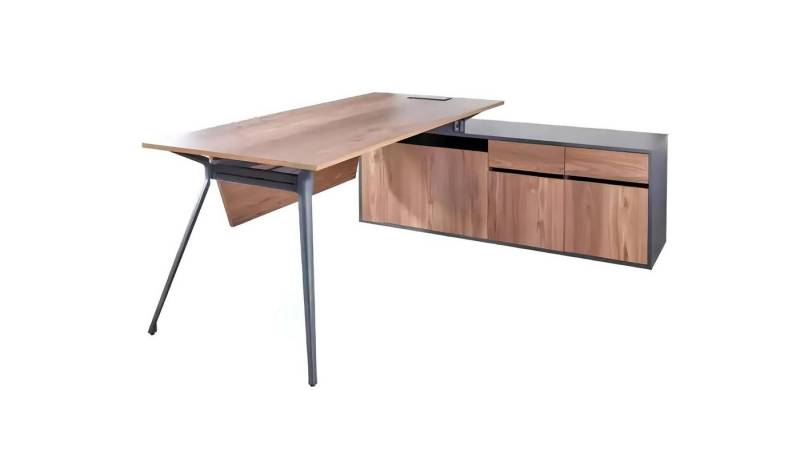 JVmoebel Eckschreibtisch Eckschreibtisch aus Holz – Cheftisch für das Büro, Made in Europa JVmoebel Eckschreibtisch Eckschreibtisch aus Holz – Cheftisch für das Büro, Made in Europa von JVmoebel