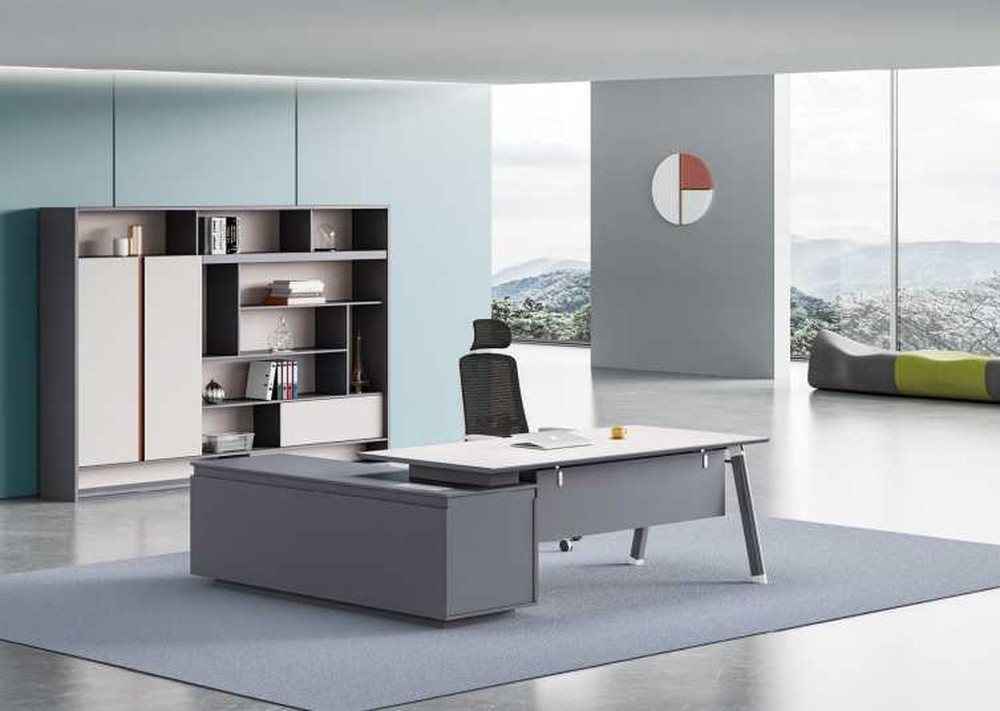 JVmoebel Eckschreibtisch Eckschreibtisch und Computerarbeitsplatz für Ihr Büro (1-St., 1x nur Schreibtisch), Made in Europa von JVmoebel