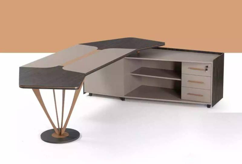 JVmoebel Eckschreibtisch Elegantes Büromöbel Set für moderne Chefräume (Eckschreibtisch), Made in Europa von JVmoebel