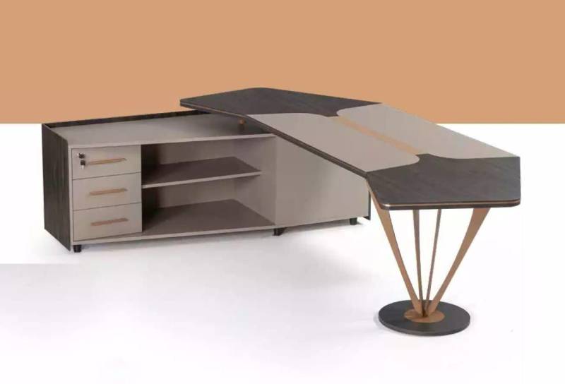 JVmoebel Eckschreibtisch Elegantes Büromöbel Set für moderne Chefräume (Eckschreibtisch), Made in Europa von JVmoebel