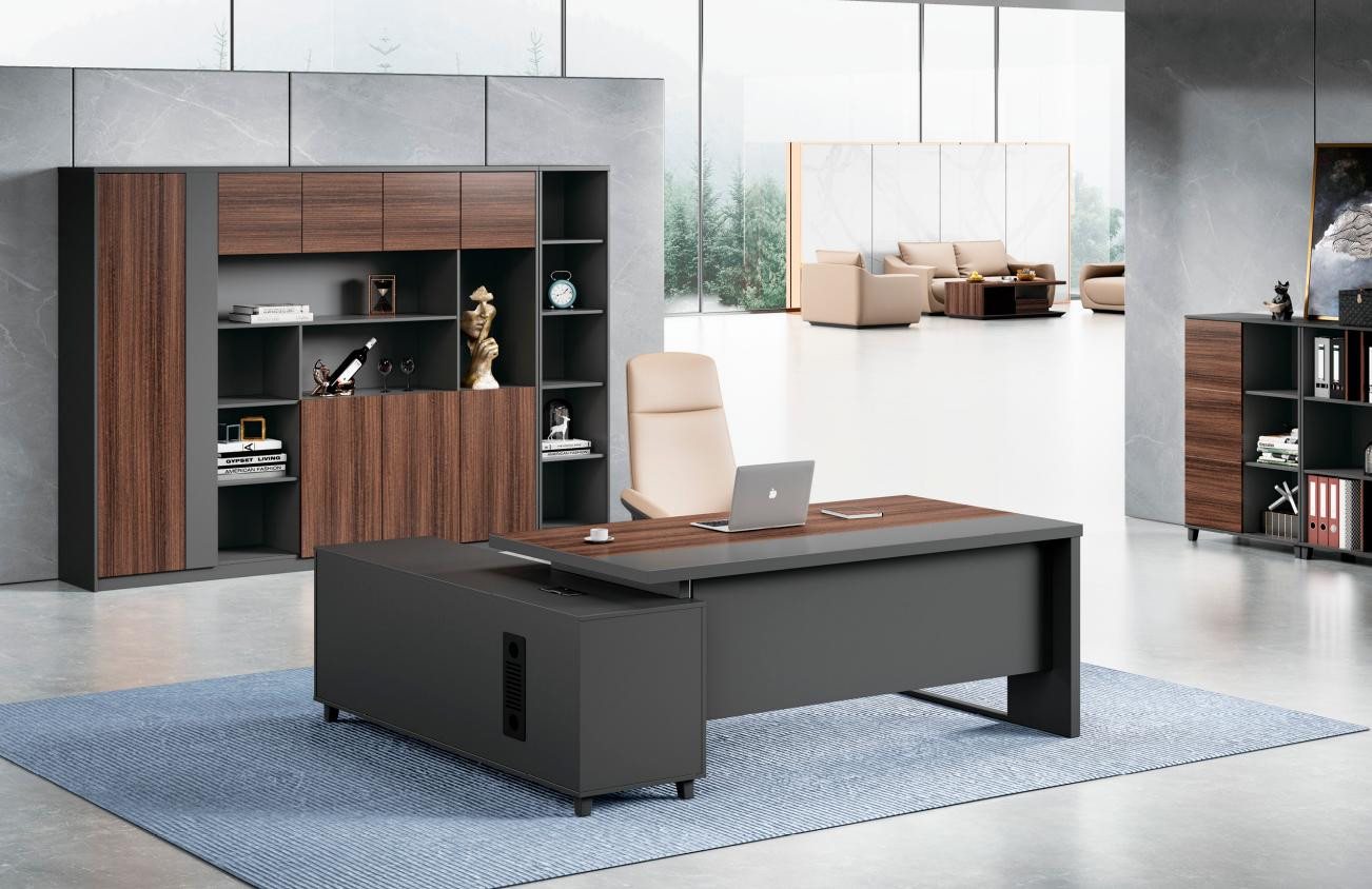 JVmoebel Eckschreibtisch Exklusiver L-Form Schreibtisch Designer Büromöbel Arbeitszimmer Tisch (Nur Eckschreibtisch), Made in Europa von JVmoebel