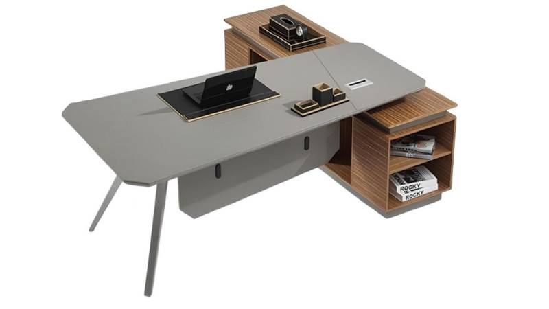 JVmoebel Eckschreibtisch Firmen Möbel Büro Kanzlei Praxi Chef Schreibtisch Eckschreibtische, Made in Europa von JVmoebel
