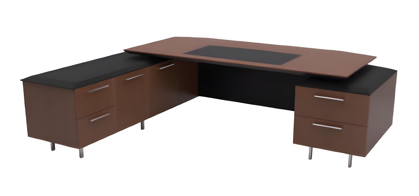 JVmoebel Eckschreibtisch Luxus Eckschreibtisch Arbeits Schreib Büro Tisch Modern Designer Möbel (1-St., Eckschreibtisch), Made in Europa von JVmoebel