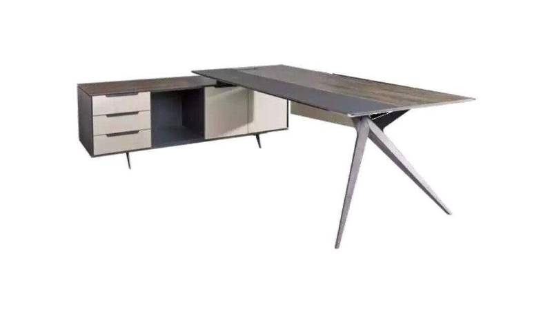 JVmoebel Eckschreibtisch Massiver Eckschreibtisch Arbeitstisch Büromöbel Luxus Tisch Designer (1-St., 1x nur Eckschreibtisch), Made in Europa von JVmoebel