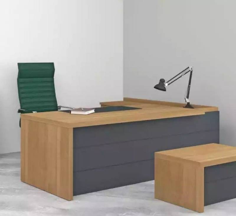 JVmoebel Eckschreibtisch Moderner Eckschreibtisch für das Büro - Chefstil (1-St., Eckschreibtisch), Made in Europa von JVmoebel