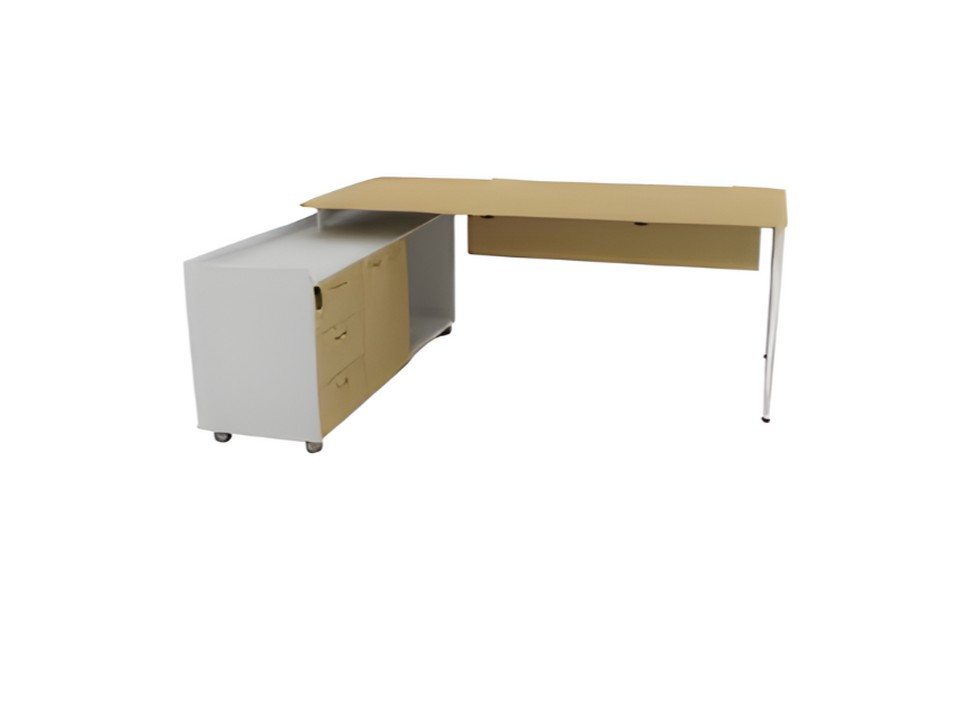JVmoebel Eckschreibtisch Schreibtisch Sideboard CEO Arbeitszimmer Schubladen Modern (1-St., Eckschreibtisch), Made in Europa von JVmoebel