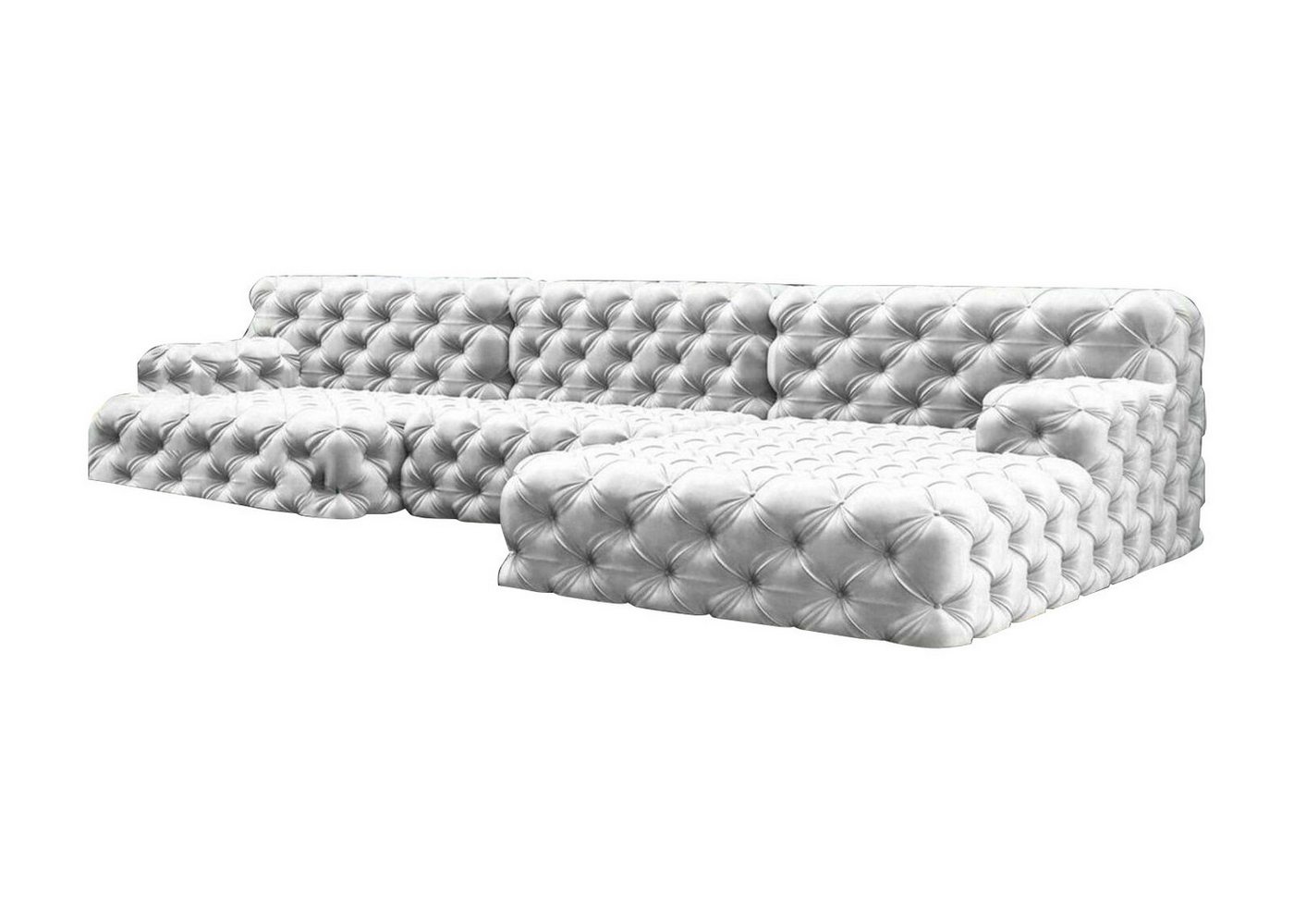 JVmoebel Ecksofa, Chesterfield U-Form Ecksofa Couch Design Polster Textil Garnitur von JVmoebel