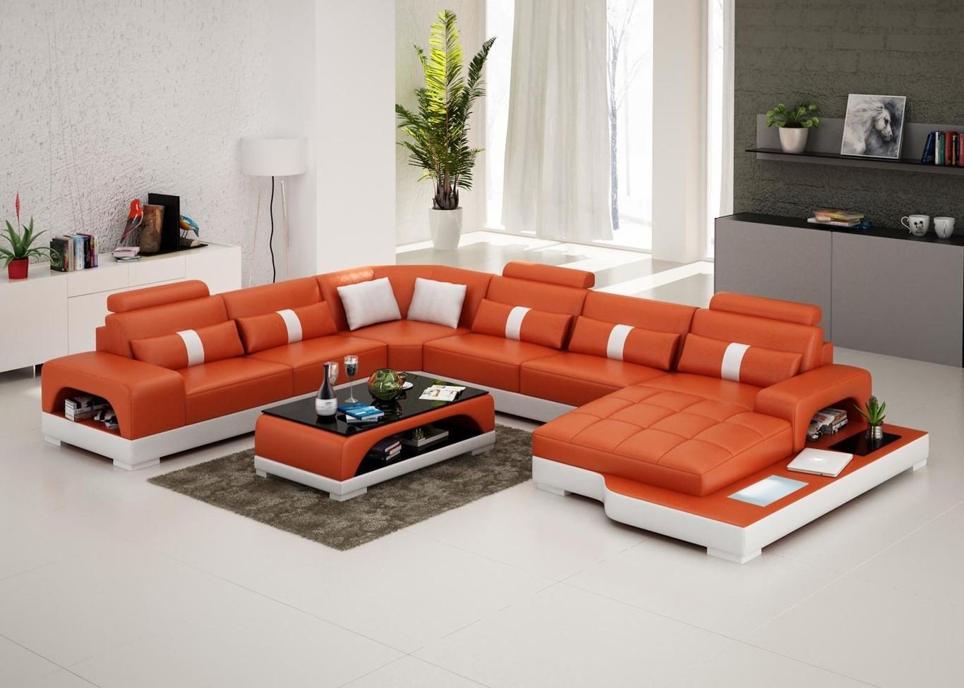 JVmoebel Ecksofa, Couch Garnitur Polster Big xxl Sofas Couchen Sofa Wohnlandschaft von JVmoebel