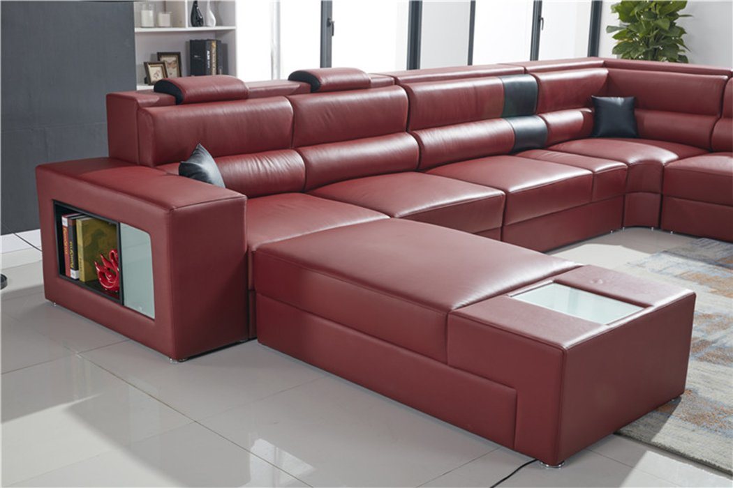 JVmoebel Ecksofa, Couch Wohnlandschaft Eck Garnitur Design Modern Sofa U-Form von JVmoebel